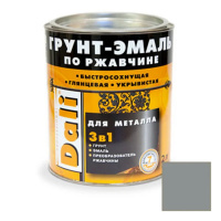 Эмаль Грунт 3 в 1 DALI серебристый алюминий RAL9006, 2л (3)