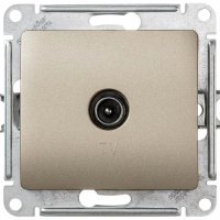 Розетка TV с/п Титан Glossa GSL000492 проход (10/160)