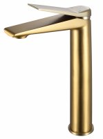 Смеситель для раковины ESKO Shanghai Gold, высокий, арт. SHA25Gold