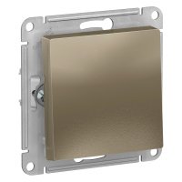 Выключатель 1 кл с/п Шампань AtlasDesign ATN000511 (10/60)
