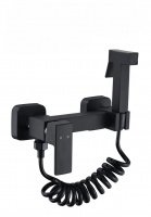 Смеситель с гигиеническим душем LAUTE RH525H,черный