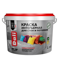 Краска DALI для стен и потолков база А 9л