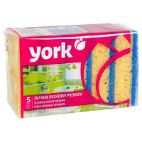 Губка YORK 5 шт. для посуды Премиум