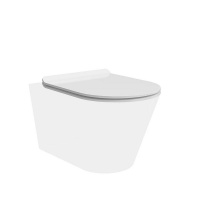 Сиденье для унитаза KERAMA MARAZZI универсальное с комплектом крепежей, белое глянцевое,KMDP.seat.00\WHT