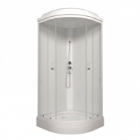 Душ.кабина Экстра 88*88 А 1/4 круга, низ. подд.,сифон D50 купить в каталоге интернет магазина СМИТ с доставкой по Улан-Удэ