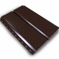 Софит Lбрус-15х264х3000 (0,792м2) (ПЭ-01-8017-0,5) шоколад Норман