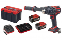 Шуруповерт Einhell ударный PXC TP-CD 18В/120Нм Li-i BL, +2акк. 5,2Ач +двойное ЗУ +автомобильное ЗУ +кейс (4514310SETL)