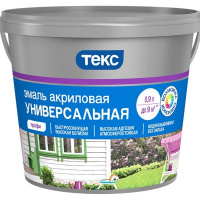 Эмаль акриловая глянцевая Текс D 0,9 л (Р) купить в каталоге интернет магазина СМИТ с доставкой по Улан-Удэ