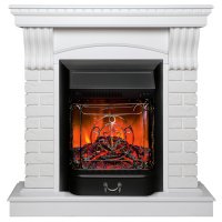 Каминокомплект JAZZ STD/EUG WT + MAJESTIC LUX BL