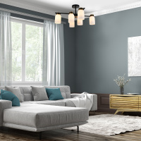 Люстра ESCADA 1151/6P E14*40W Black/Brass купить в каталоге интернет магазина СМИТ с доставкой по Улан-Удэ