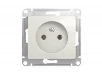 Розетка 1гн с/п б/з Белый Glossa GSL000141 (20/160) купить в каталоге интернет магазина СМИТ с доставкой по Улан-Удэ