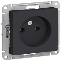 Розетка 1гн с/п б/з Базальт AtlasDesign ATN001441 (5/20)