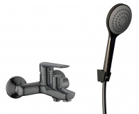 Смеситель для ванны ESKO Бейрут/Beirut Gun Metal, кор/изл, c акс., арт. BU54AGM,графит